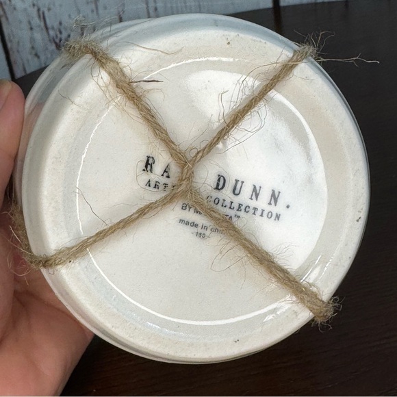 RAE DUNN 4th of July 2 piece set ceramic planter 4.5”x5” new - Picture 2 of 7